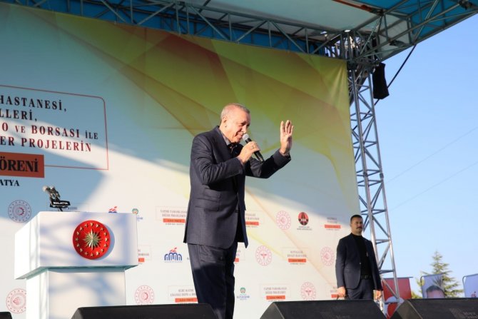 Cumhurbaşkanı Erdoğan Malatya’da Toplu Açılış Törenine Katıldı