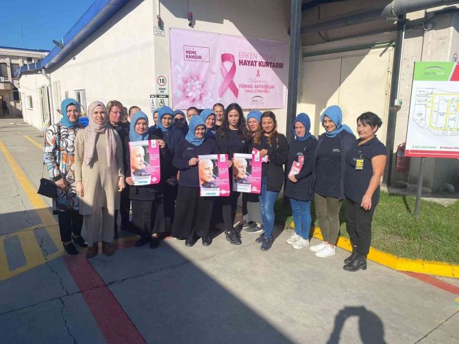 Delta Alfa Çorap Fabrikası Çalışanlarına Meme Kanseri Eğitimi