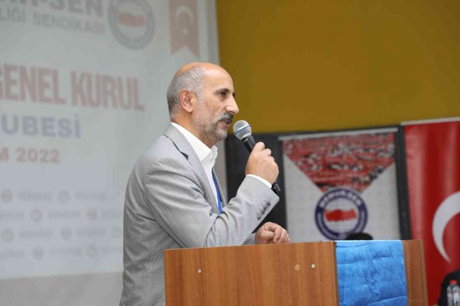 Eğitim Bir-sen Ağrı Şube Başkanlığına Süleyman Gümüşer Seçildi