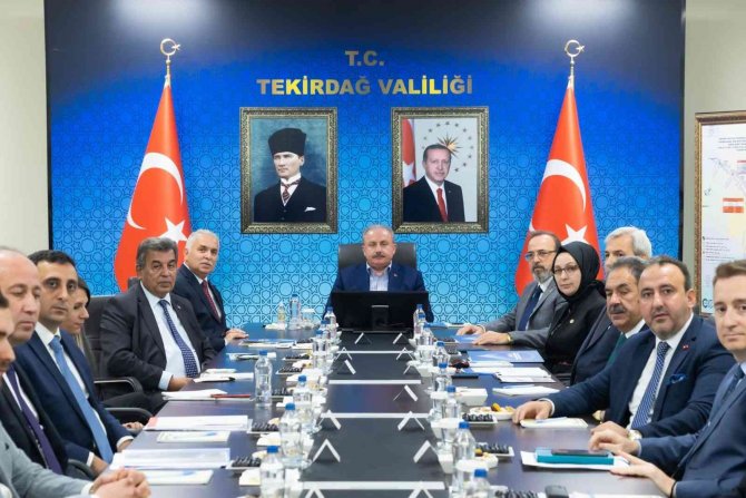 Tbmm Başkanı Şentop, Ergene Havzası Koruma Eylem Planı Son Durum Toplantısına Katıldı