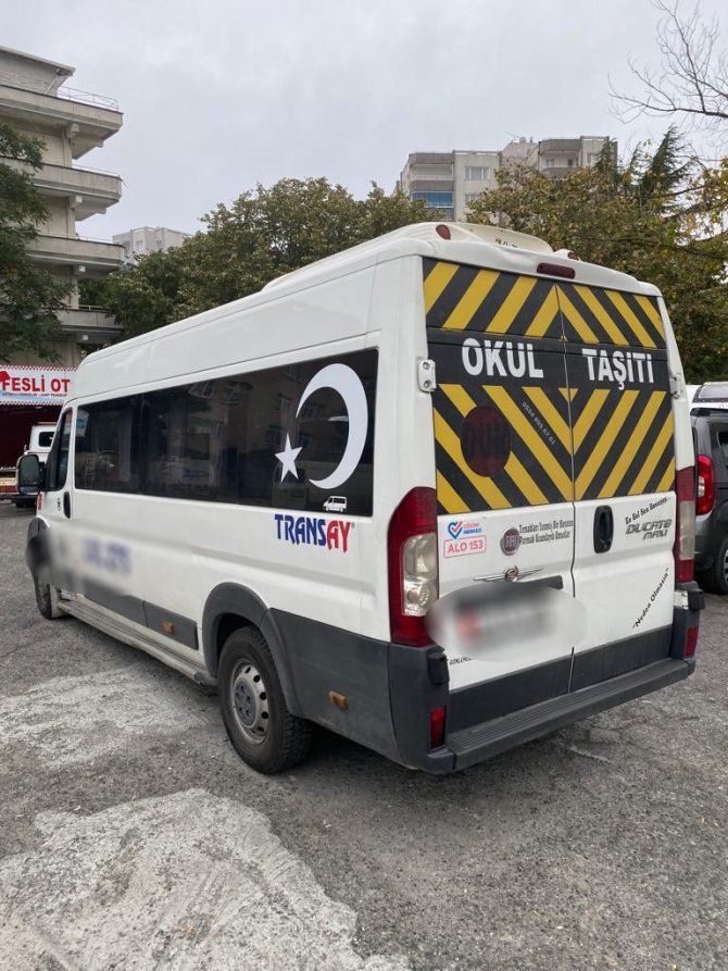 İ̇stanbul’da Çakarlı Okul Servisine 5 Bin 665 Lira Ceza