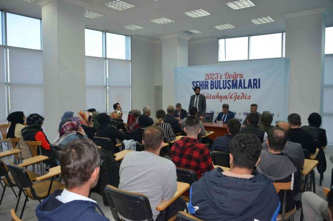 Milletvekili Özkan, 2023’e Doğru Şehir Buluşmaları İ̇çin Gediz’de