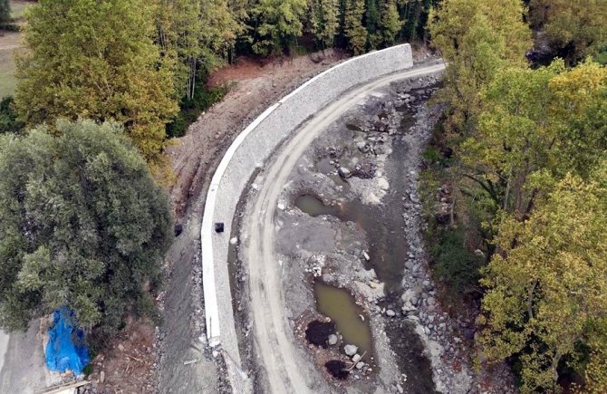 Samsun’da Taşkın Koruma Yapılarında Sona Geliniyor