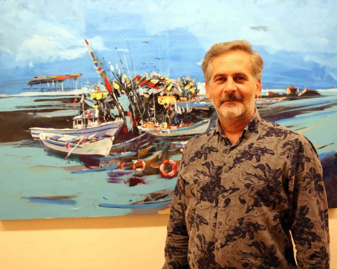 Sanko’da “Yansımalar” Temalı Resim Sergisi Açıldı