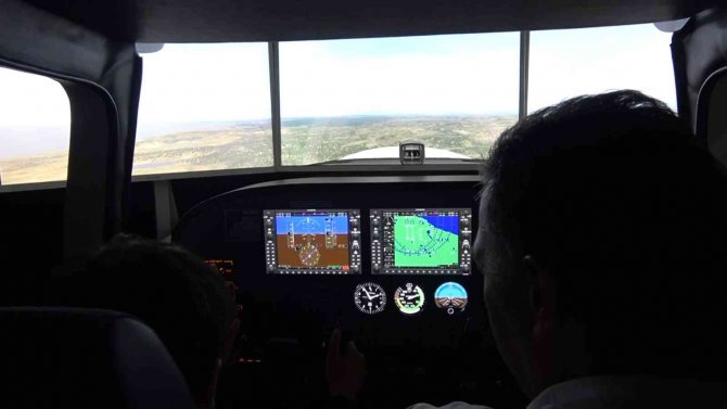 Yalova’da Çocuklara Simülatörlü Uçuş Eğitimi