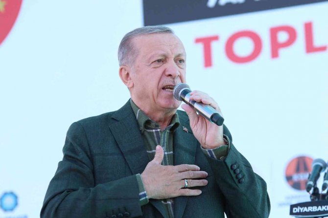 Cumhurbaşkanı Erdoğan Diyarbakır’da 140 Projenin Açılışını Yaptı