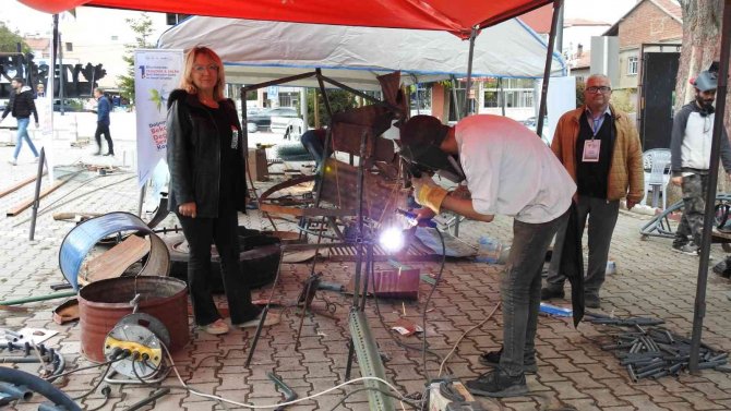 Nazillili Sanatçılar Eserleriyle Salda’yı Anlattı