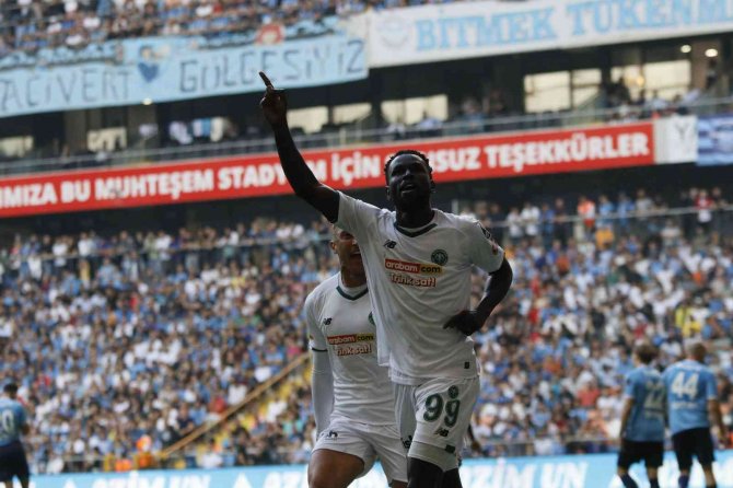 Spor Toto Süper Lig: Adana Demirspor: 1 - Konyaspor: 1 (İ̇lk Yarı)