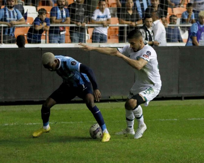 Spor Toto Süper Lig: Adana Demirspor: 1 - Konyaspor: 1 (Maç Sonucu)