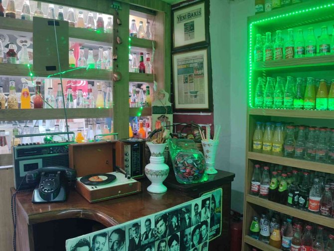 150 Çeşit Nostaljik Gazoz İle Çocukluk Hayalini Gerçeğe Dönüştürdü