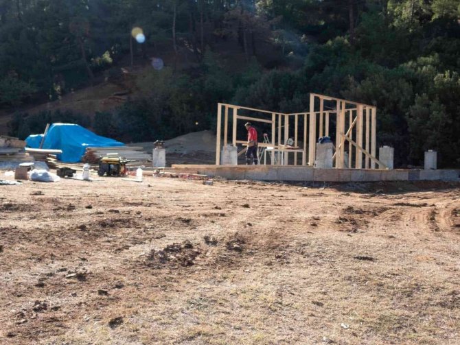 Pınarlı Tabiat Parkı İnşaatı Çalışmalarında Sona Yaklaşıldı
