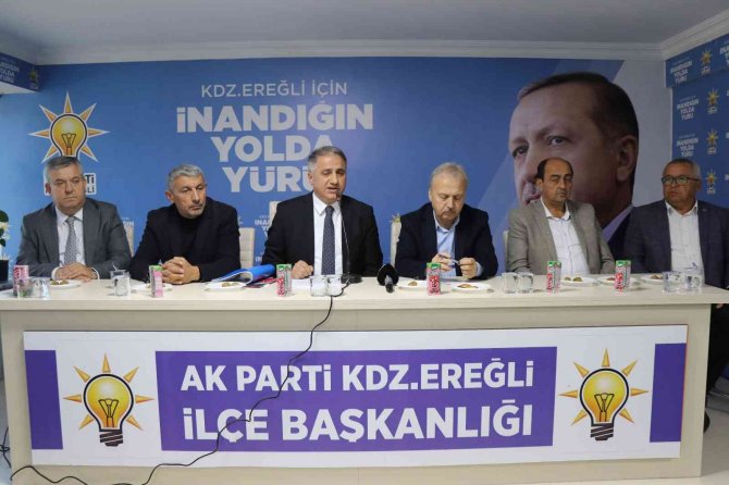 Ak Parti Kdz. Ereğli’de Yapılan Çalışmaları Anlattı