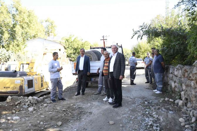 Kemer’de Alt Yapı Kışa Hazırlanıyor