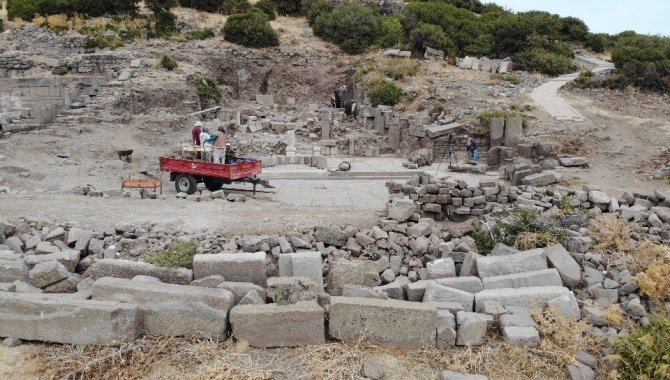 Assos Ören Yeri’nde Kazılar 12 Ay Boyunca Sürüyor
