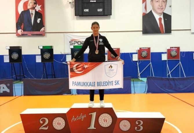Pamukkaleli Dartçılar 12 Madalya Kazandı