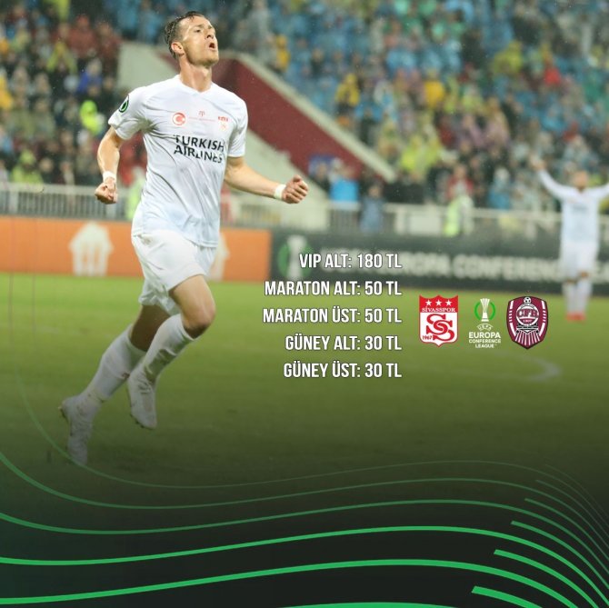 Sivasspor - Cfr Cluj Maçının Biletleri Satışa Çıktı