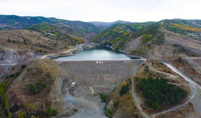Şebinkarahisar Dönençay Göleti Ve Sulaması İnşaatı Tamamlandı