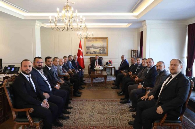 Düzce Tso Heyetinden Vali Atay’a Ziyaret