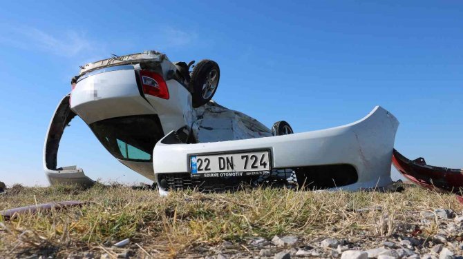 Edirne’de Kaza: 5 Kişi Yaralandı