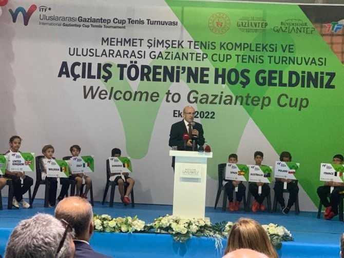 Mehmet Şimşek Tenis Kompleksi Açılışı Yapıldı