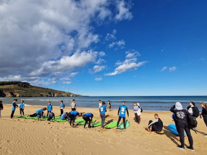 Gediz Atatürk Ortaokulu ’İ̇spanya Hareketliliği’ni Tamamladı
