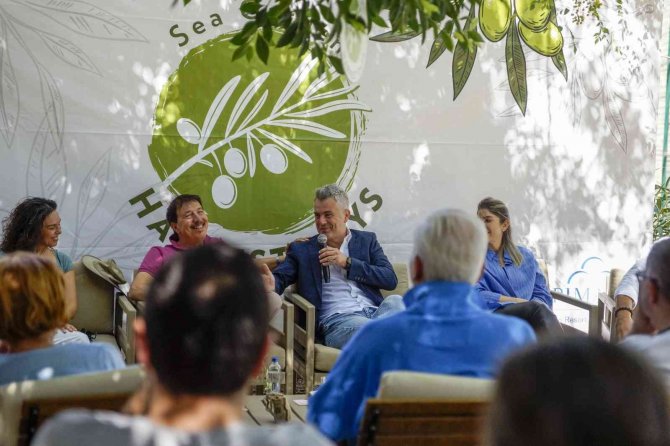 Bahçeden Menüye Getirilecek Zeytinler Toplandı