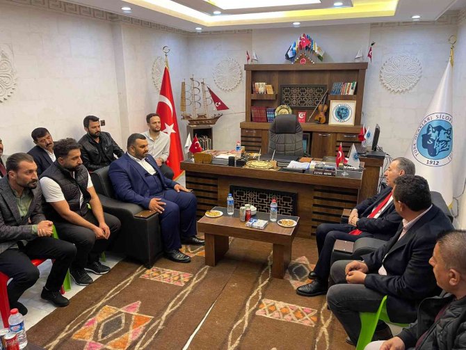 Türkmen Bakan, Silopi’de Türk Ocaklarında Vatandaşlarla Bir Araya Geldi