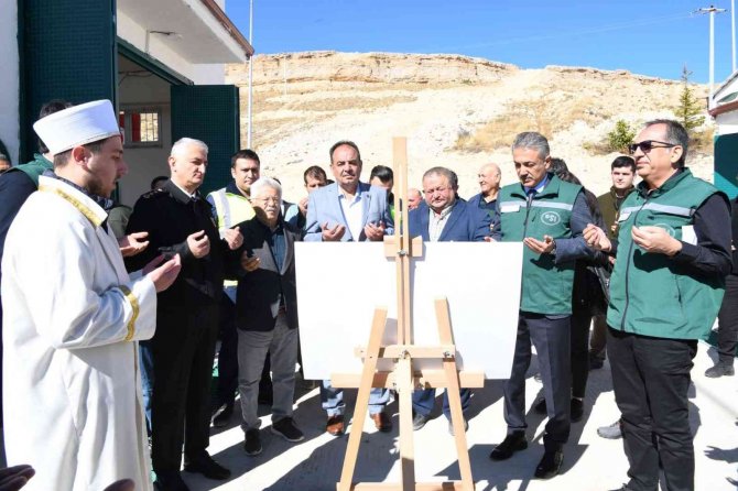 Vali Akkoyun Taşkale Göleti Vana Açılışına Katıldı