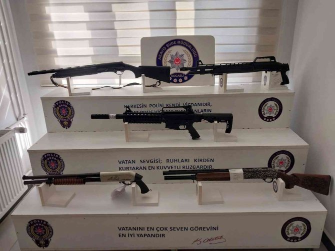 Kocaeli’nde 57 Silah Ele Geçirildi
