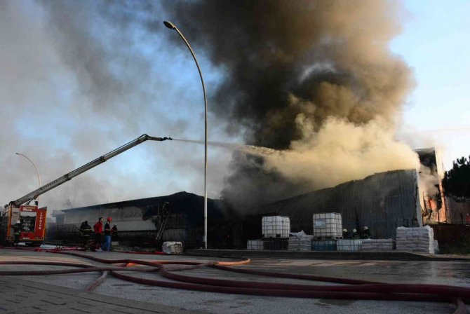 Kocaeli’de Petrol Firmasında Çıkan Yangın Güçlükle Söndürüldü
