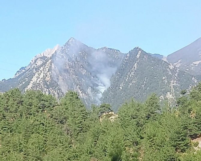 Osmaniye’deki Orman Yangını İkinci Gününde Devam Ediyor