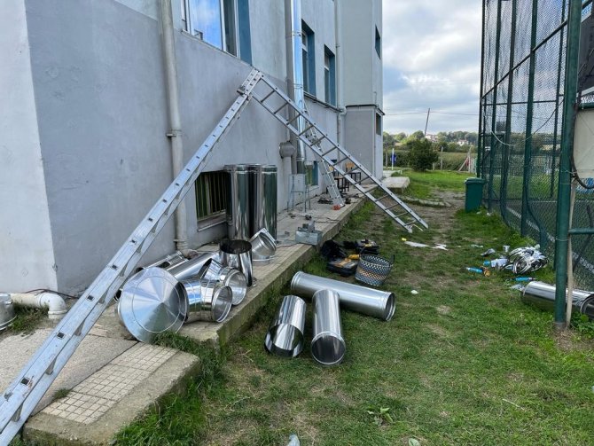 Sinop’ta Okulda İş Kazası: 2 Yaralı