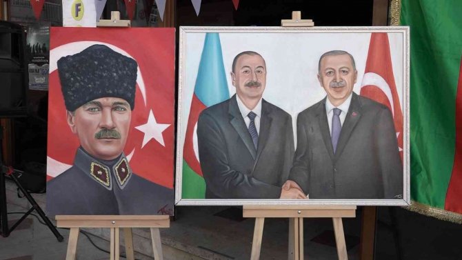 Türk Dünyası Şuşa Yılı Yağlı Boya Sergisi Beğeniye Sunuldu