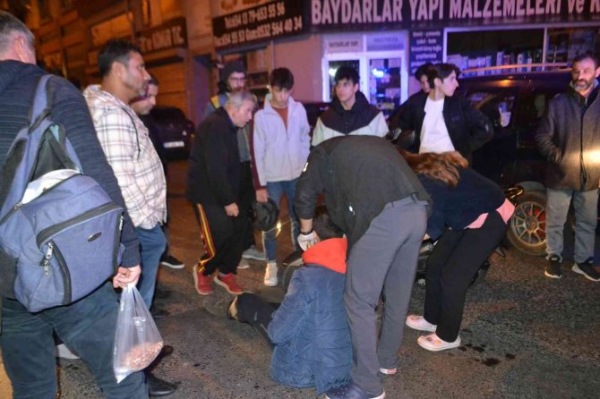 Hatalı Sollama Kazayla Sonuçlandı: O Anlar Kamerada