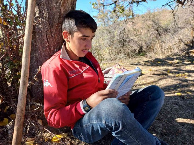 Hem Çobanlık Yapıyor Hem De Hayali İçin Ders Çalışıyor