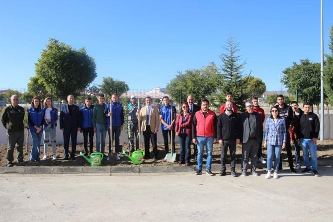 Kaymakam Öğrencilerle Birlikte Ağaç Dikti