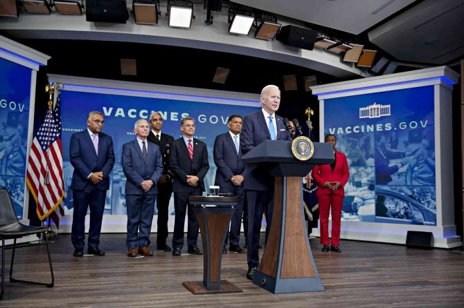 Biden, Covid-19’a Karşı 5’inci Doz Aşısını Yaptırdı