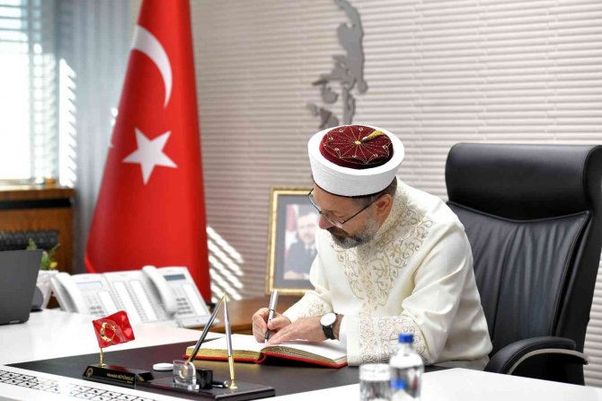 Diyanet İ̇şleri Başkanı Erbaş’tan Başkan Büyükkılıç’a Ziyaret