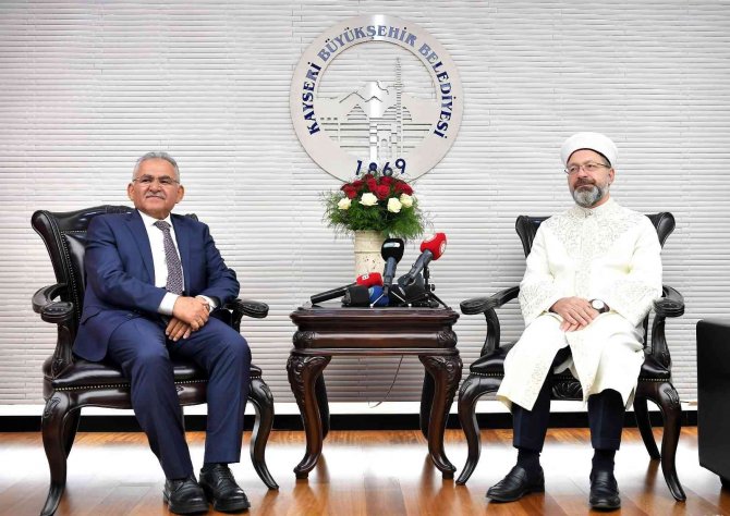 Diyanet İ̇şleri Başkanı Erbaş’tan Başkan Büyükkılıç’a Ziyaret