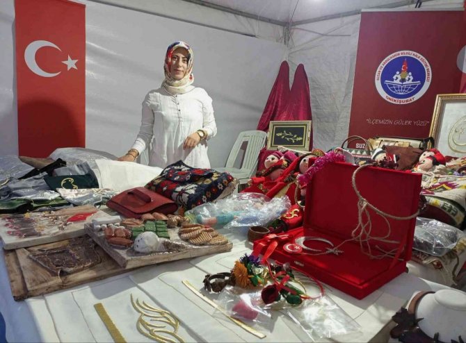 Kahramanmaraş’ta El Emeği Göz Nuru Ürünler Sergileniyor