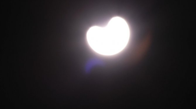 Kars’ta Parçalı Güneş Tutulması