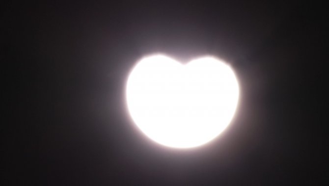 Kars’ta Parçalı Güneş Tutulması