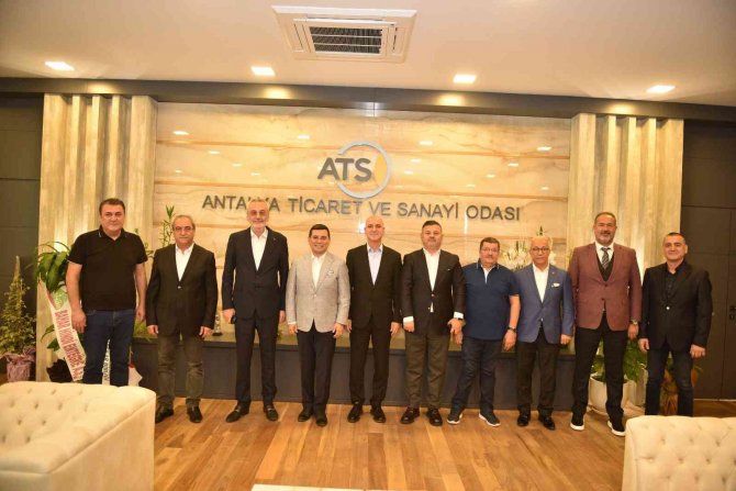 Başkan Tütüncü’den, Atso Başkanı Bahar’a Ziyaret