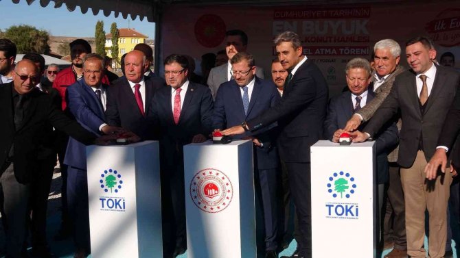 Yozgat’ta 141 Konutun Temeli Atıldı