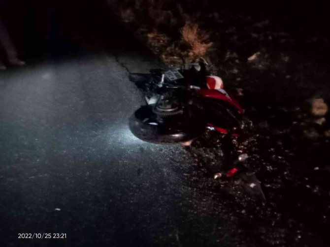 Motosiklet Kazasında 1 Kişi Yaşamını Yitirdi