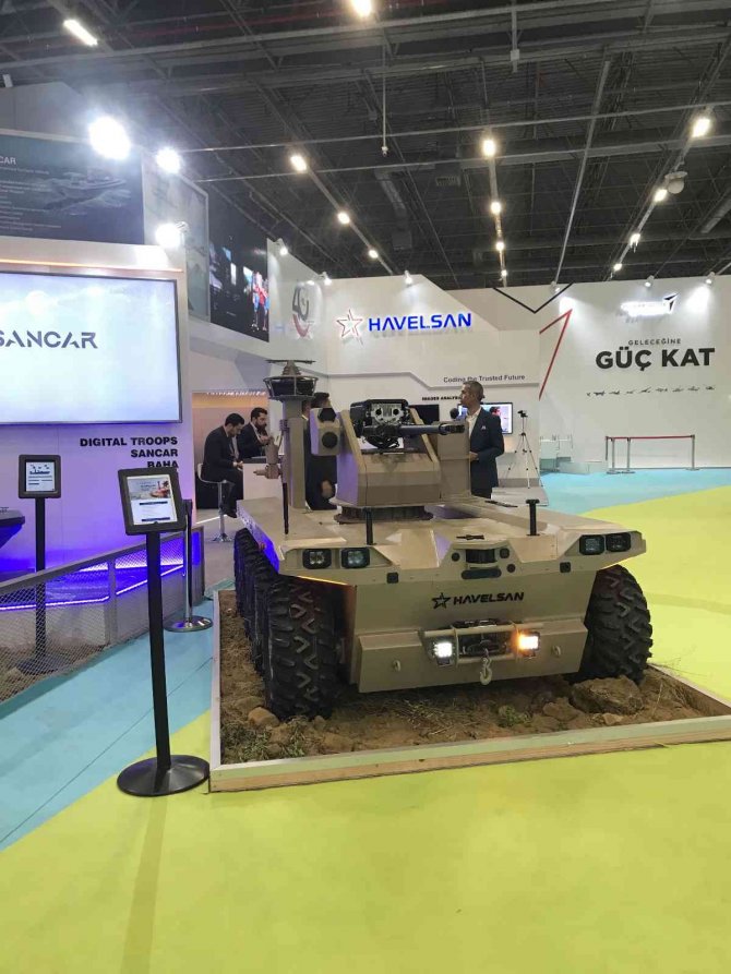 Ağır Sınıf İnsansız Kara Aracı Kapgan İlk Kez Görüldü