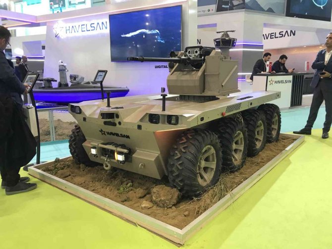 Ağır Sınıf İnsansız Kara Aracı Kapgan İlk Kez Görüldü