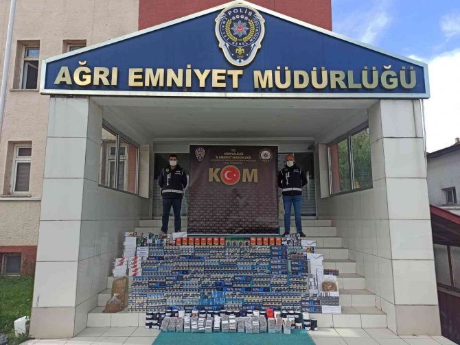 Ağrı’da Gümrük Kaçağı Ürün Operasyonu