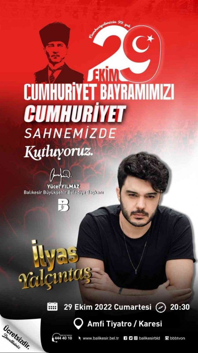 Cumhuriyet’in 99. Yılı Balıkesir’de Festival Havasında Kutlanacak