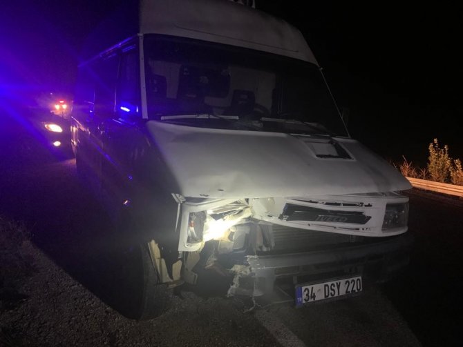Kamyonetin Çarptığı Motosikletin Sürücüsü Öldü